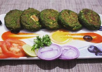 पालक छोले की आसान और बहुत ही स्वादिष्ट टिक्की/कबाब | Easy Palak Chole Tikki