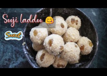 सिर्फ 10 मिनट में सूजी के लड्डू बिना मावा और चाशनी के सिर्फ 1 चम्मच घी में | Sooji Laddu Recipe